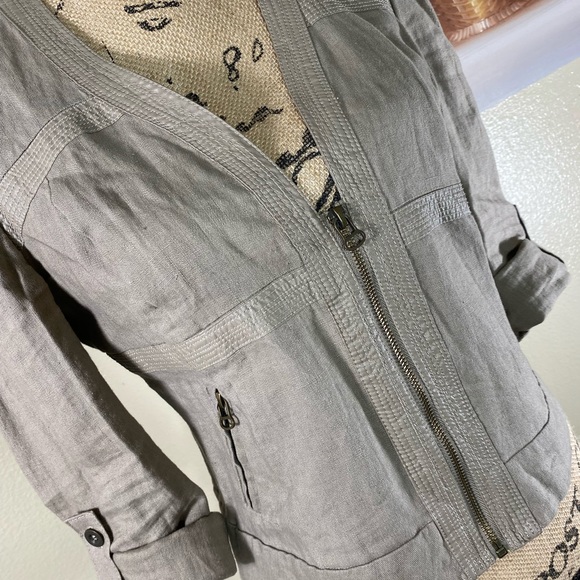 Luciano Dante Linen Top Size S - Picture 6 of 7